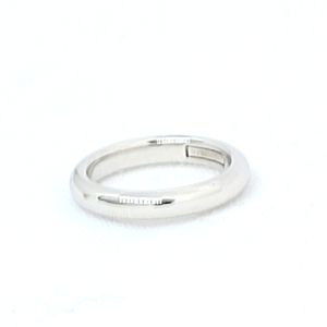 Milor Italy, white gold wedding band